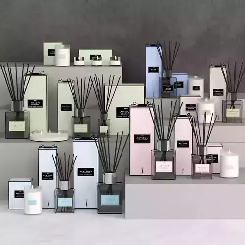 Decorative Set reed diffusers and boxes