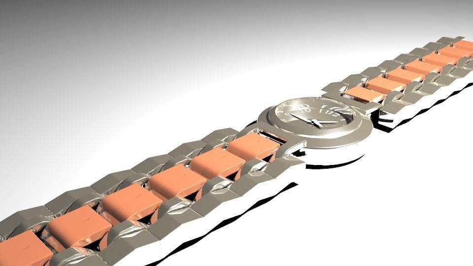 High detail VR watch 3D model_4