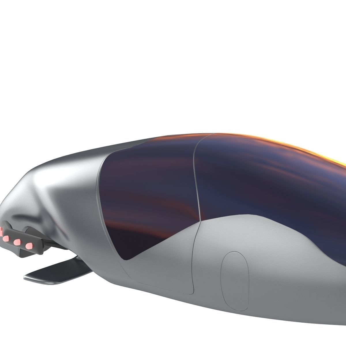 Car missile future 3D model_24