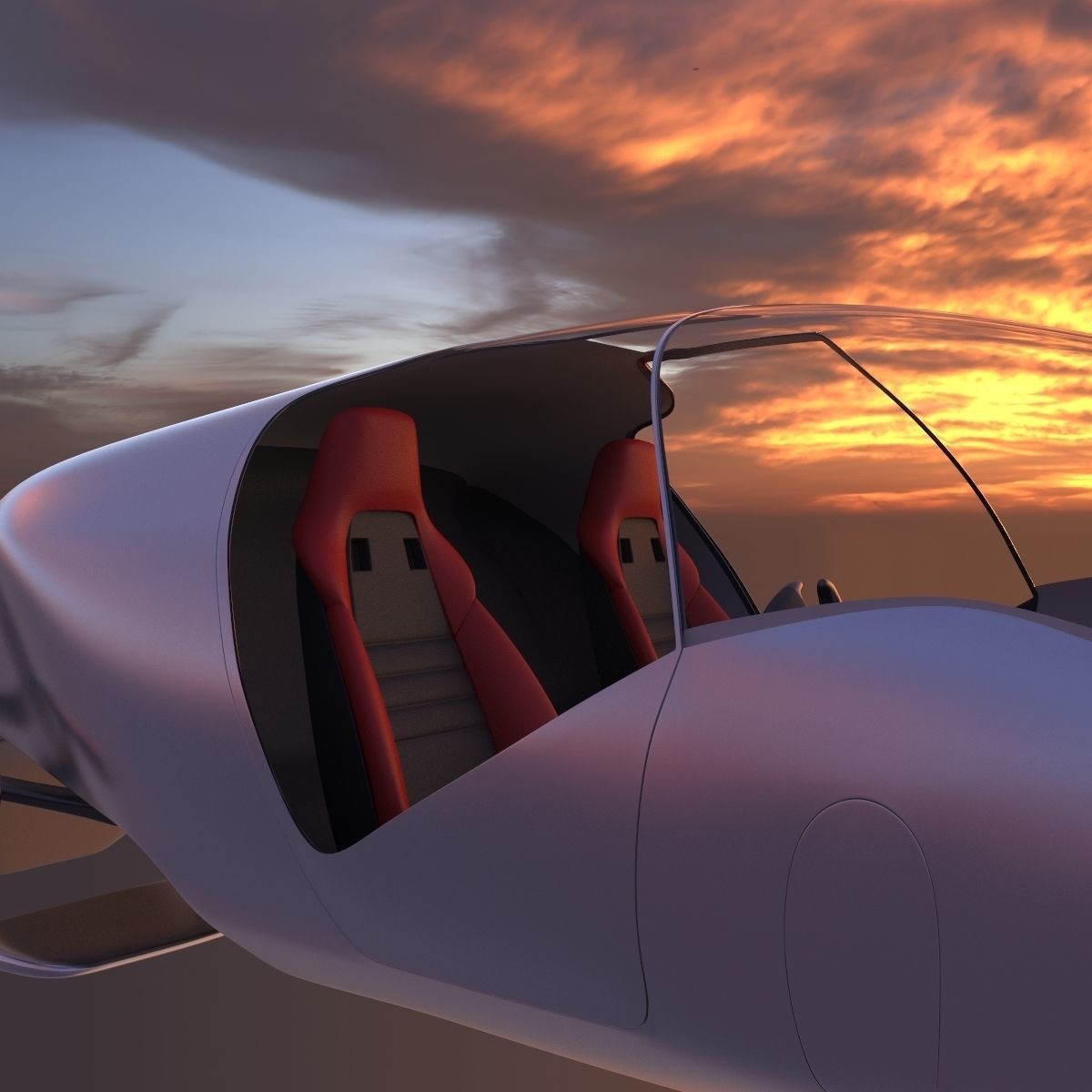 Car missile future 3D model_17