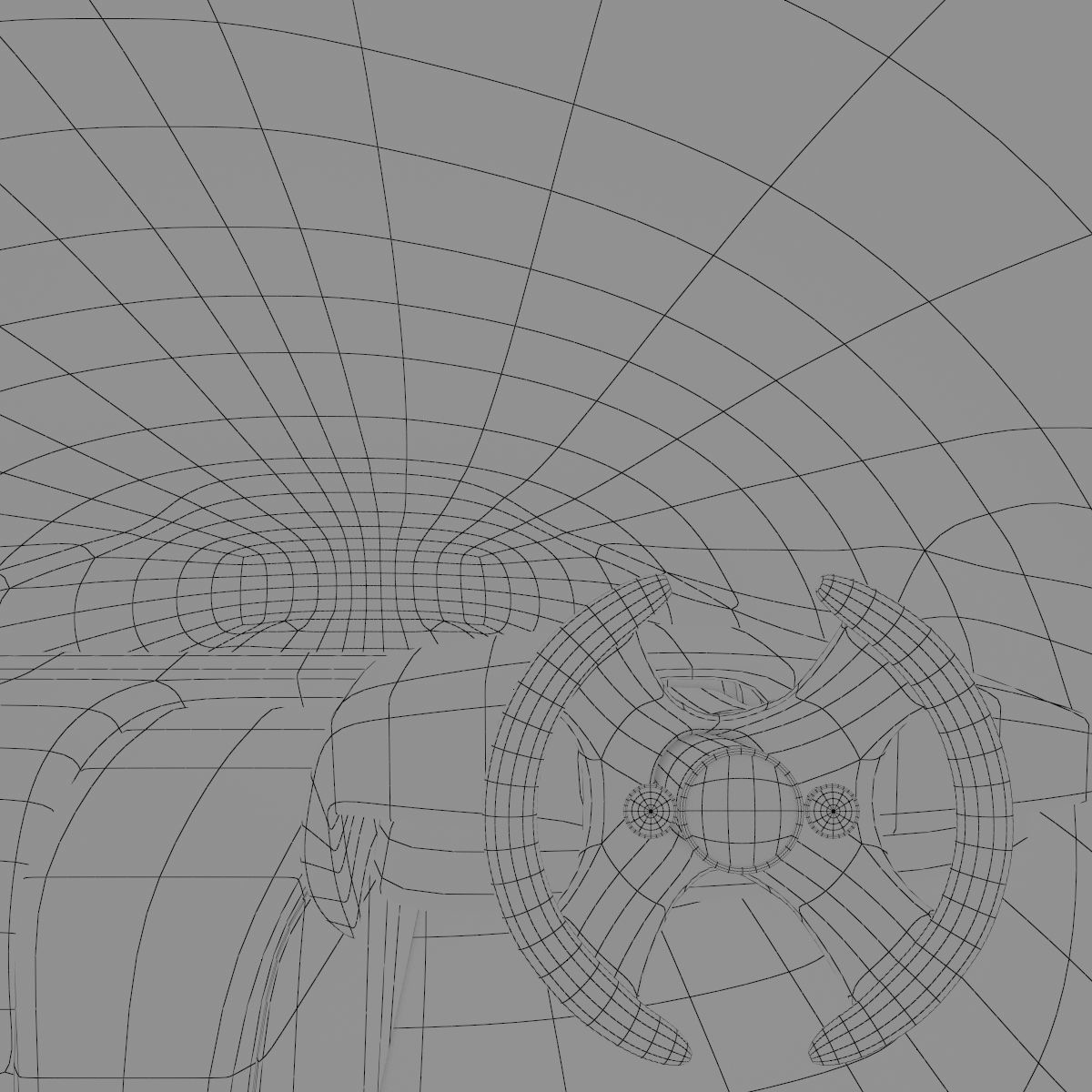 Car missile future 3D model_39