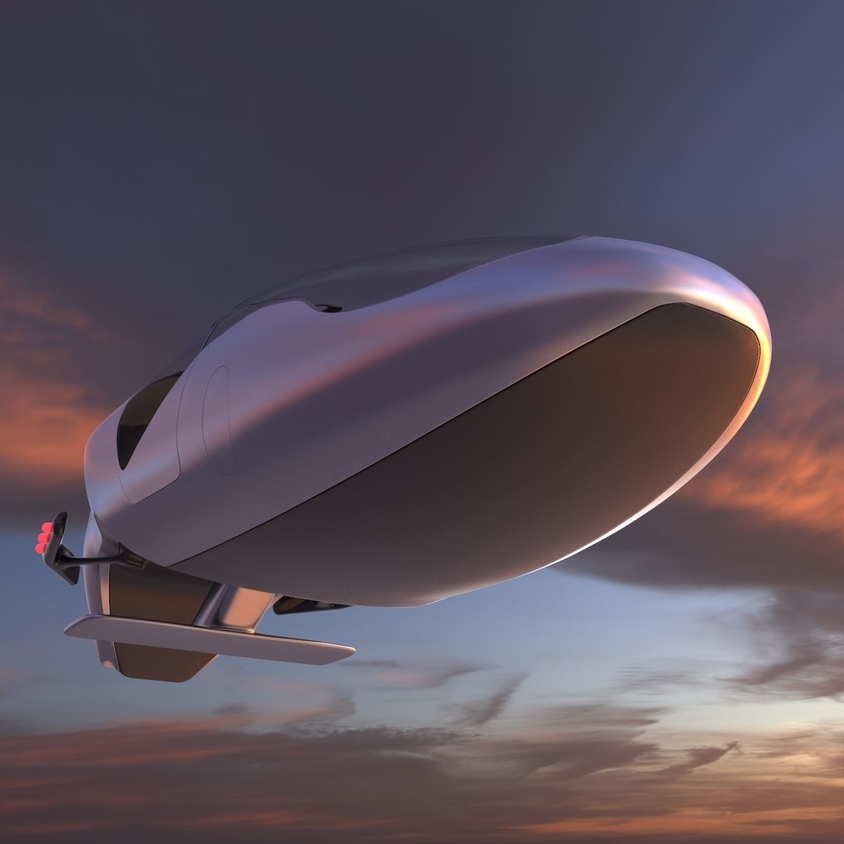 Car missile future 3D model_12