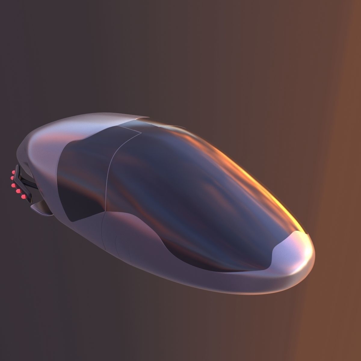 Car missile future 3D model_20