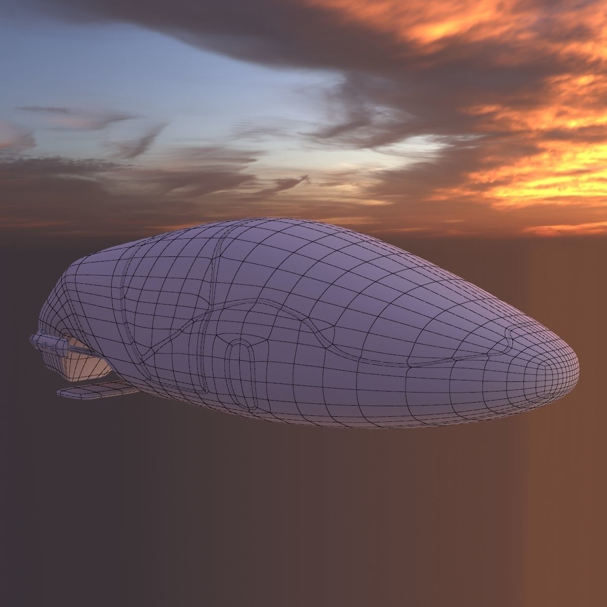 Car missile future 3D model_40