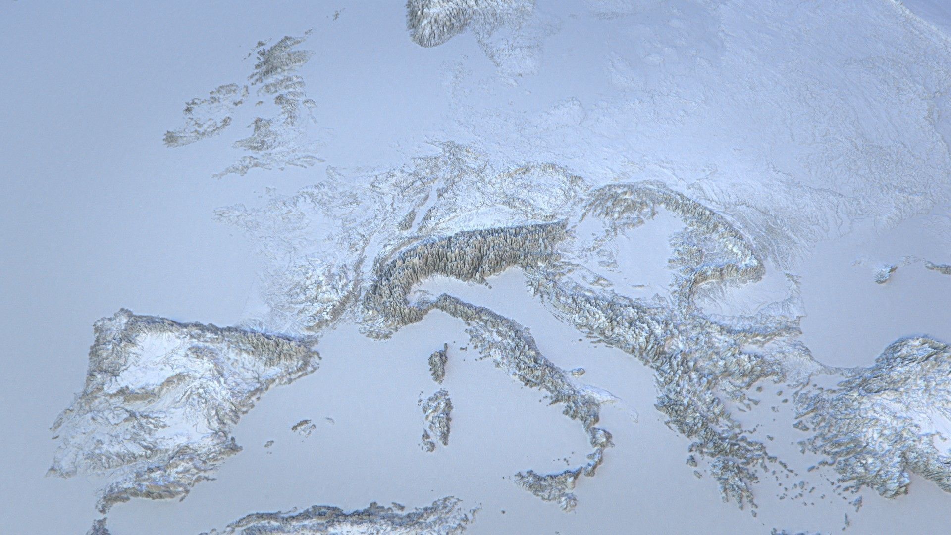 86k Earth Displacement Map 3D model_3