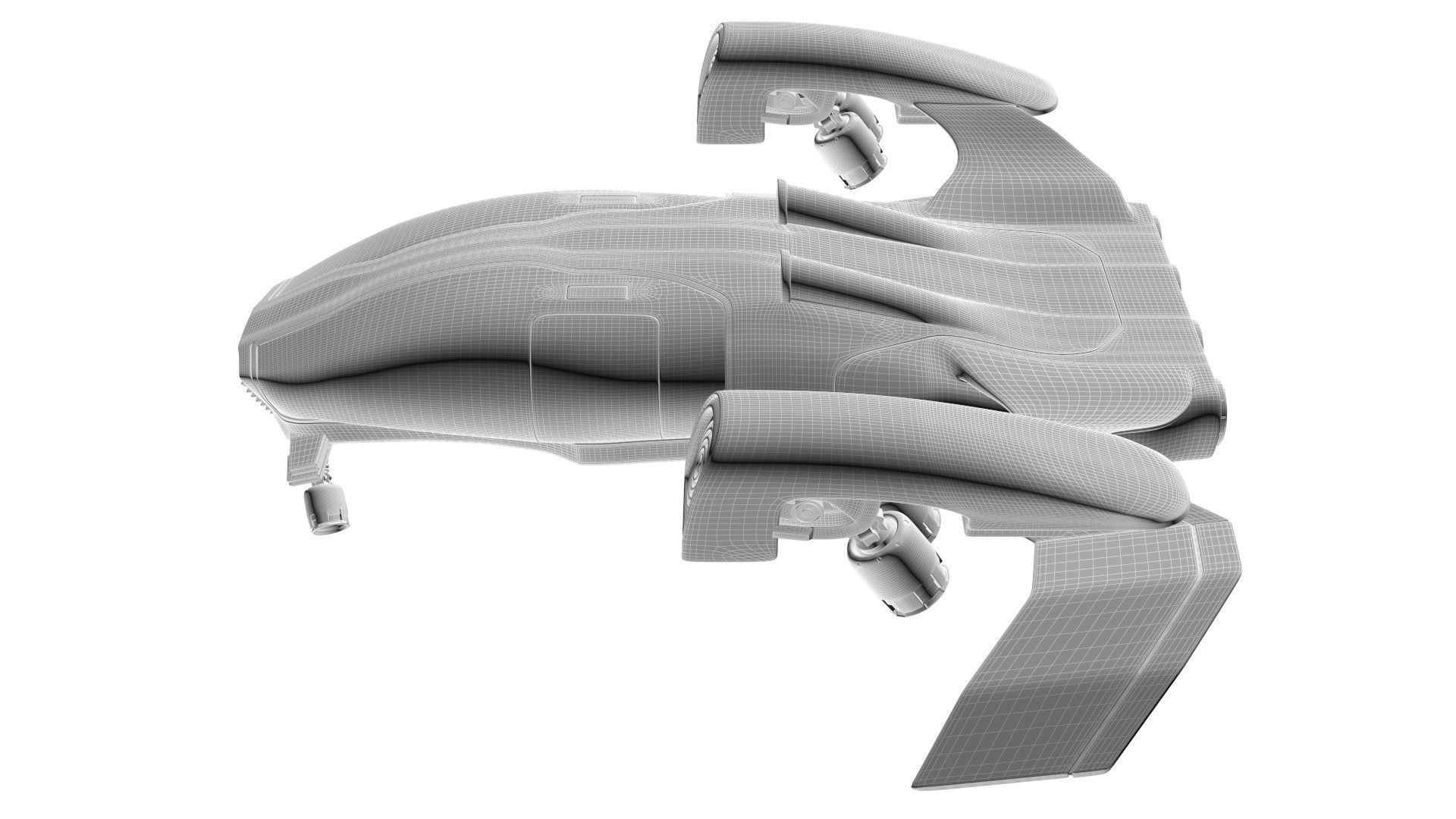 future transport ship 3D model_24