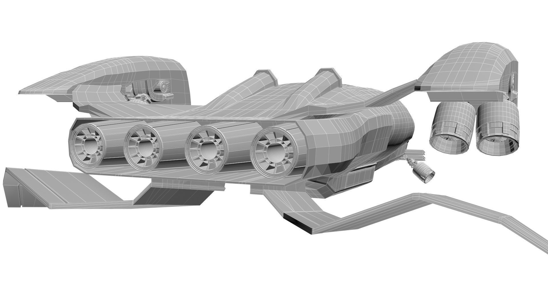 future transport ship 3D model_29
