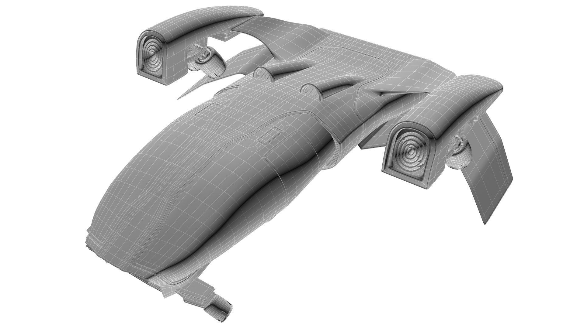 future transport ship 3D model_32