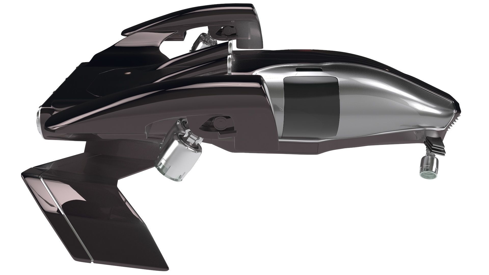 future transport ship 3D model_3