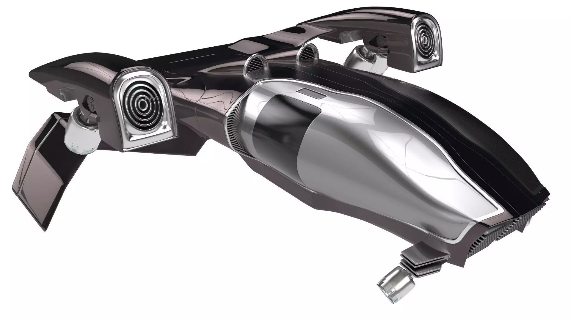 future transport ship 3D model_0