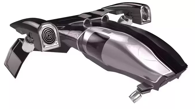 future transport ship 3D model