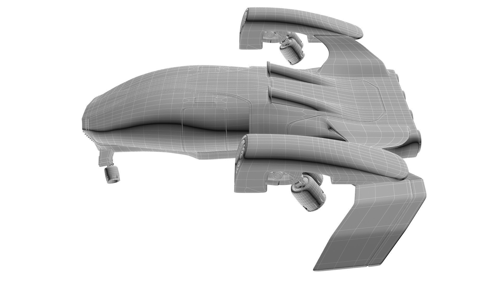 future transport ship 3D model_31