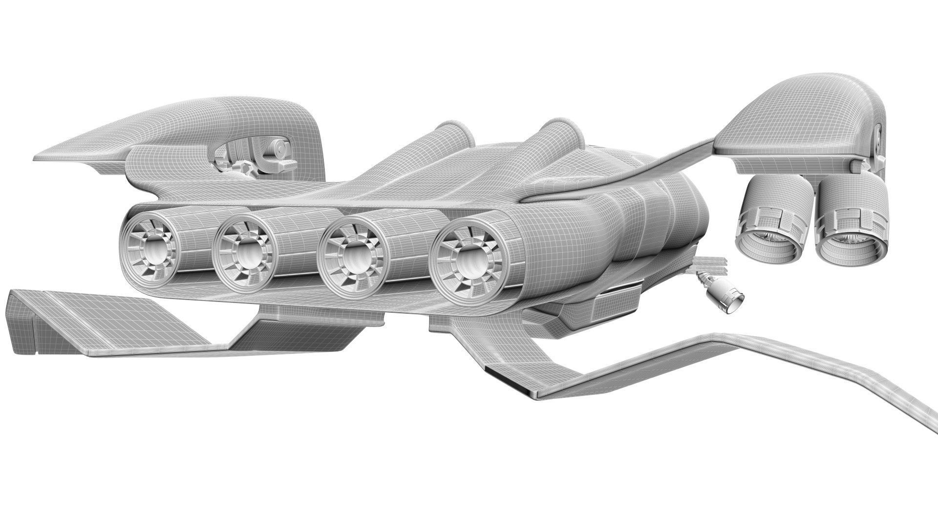 future transport ship 3D model_25