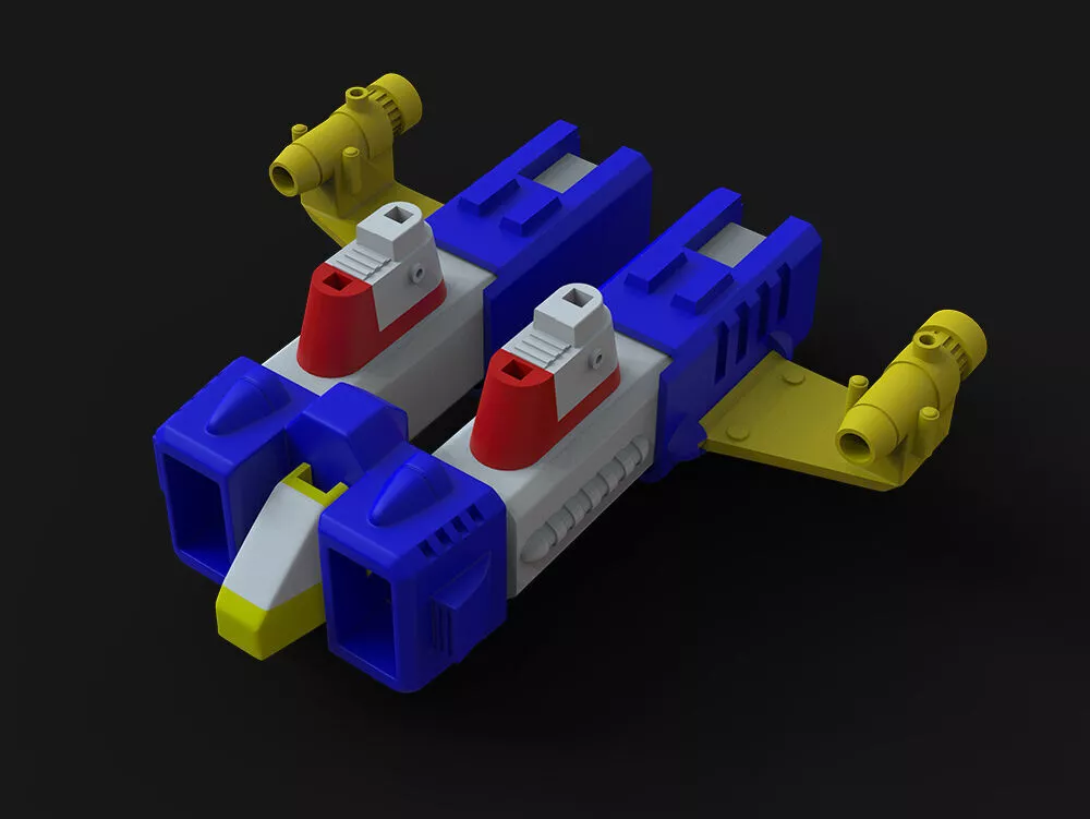 Vintage Voltes V robot Frigate 3D print model