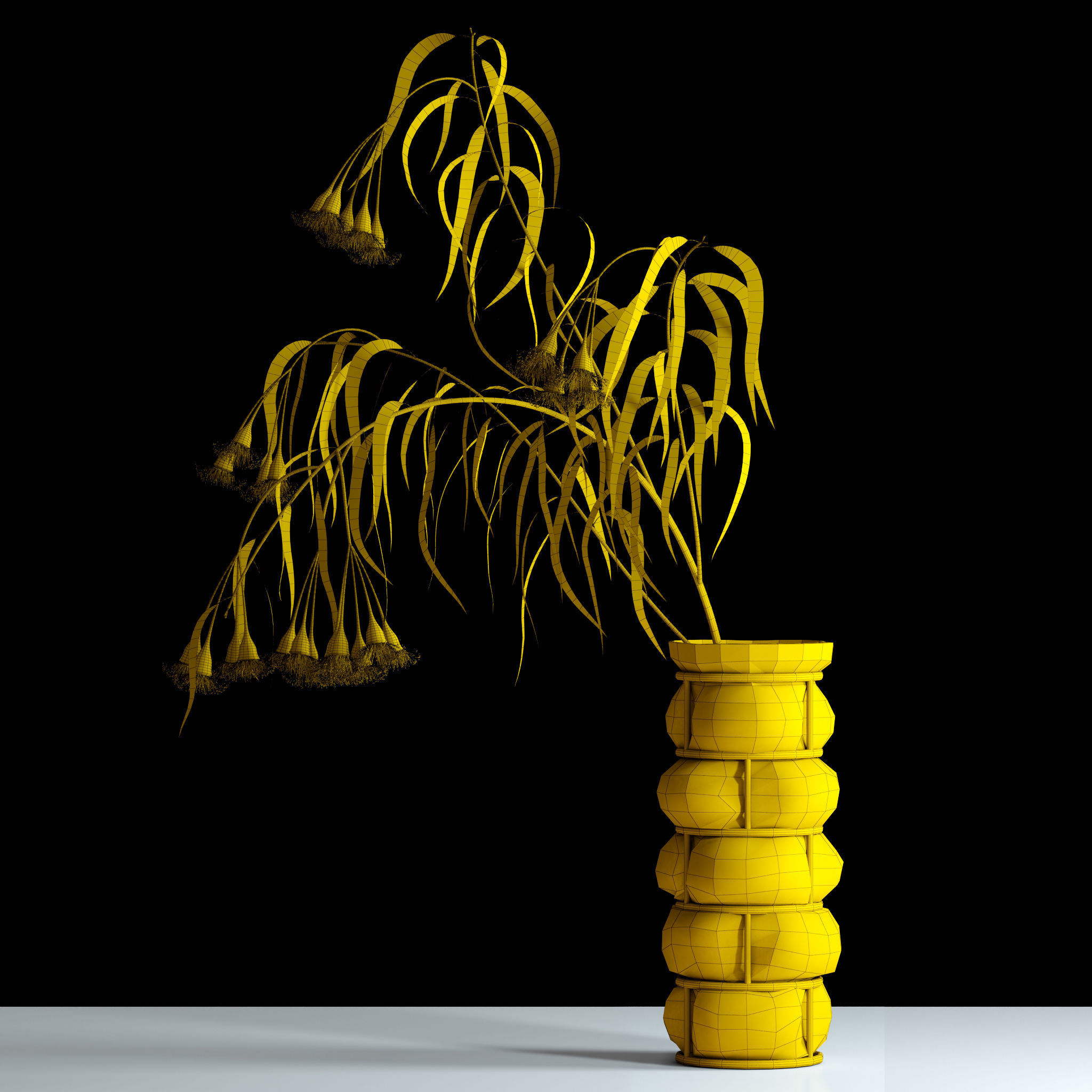 Eucalyptus Bloom 3D model_8