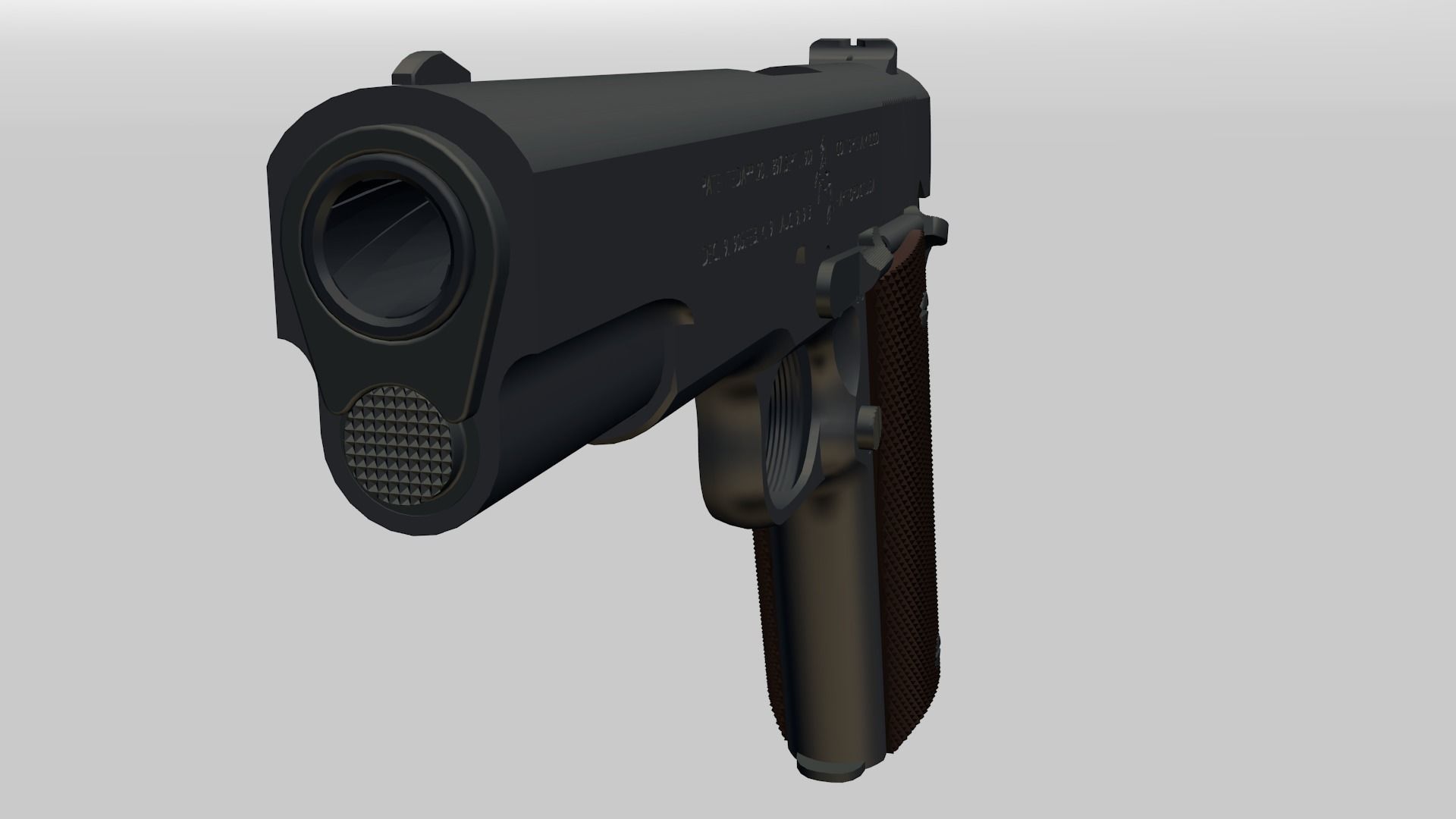 m1911 a1 all parts package 3D model_7