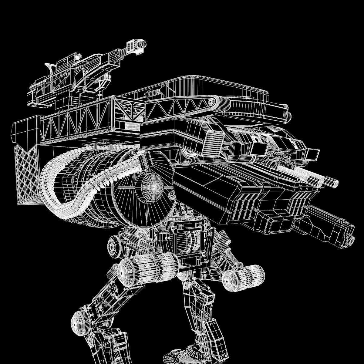robot de mech 3D model_22