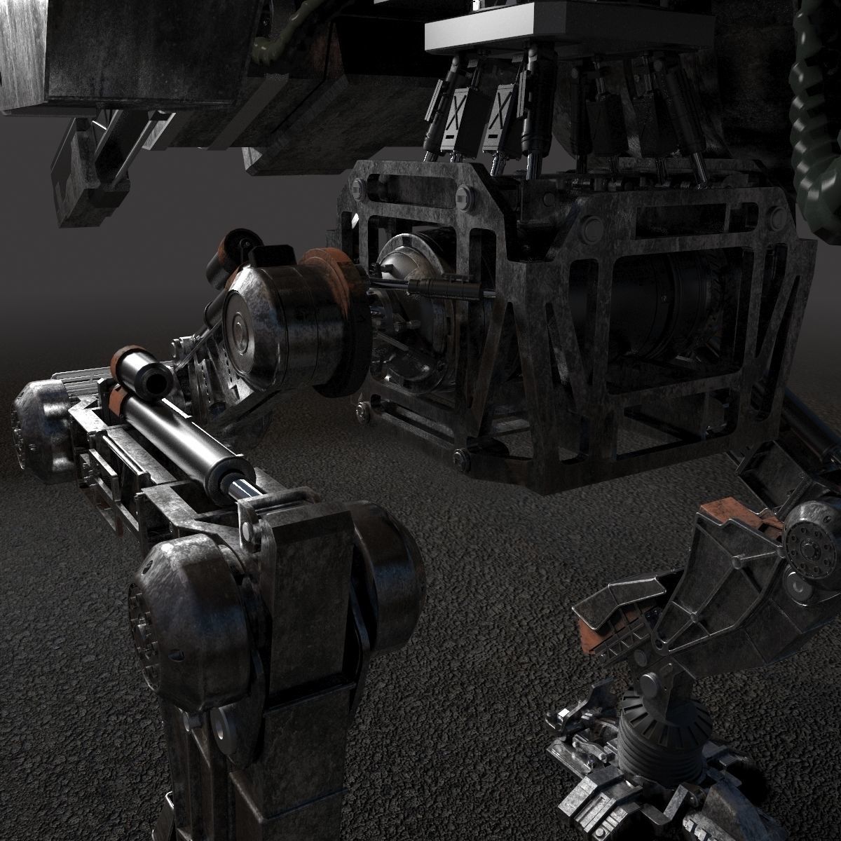 robot de mech 3D model_5
