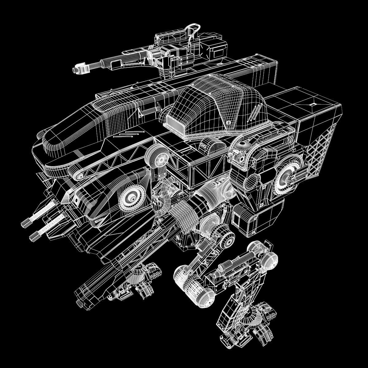 robot de mech 3D model_23