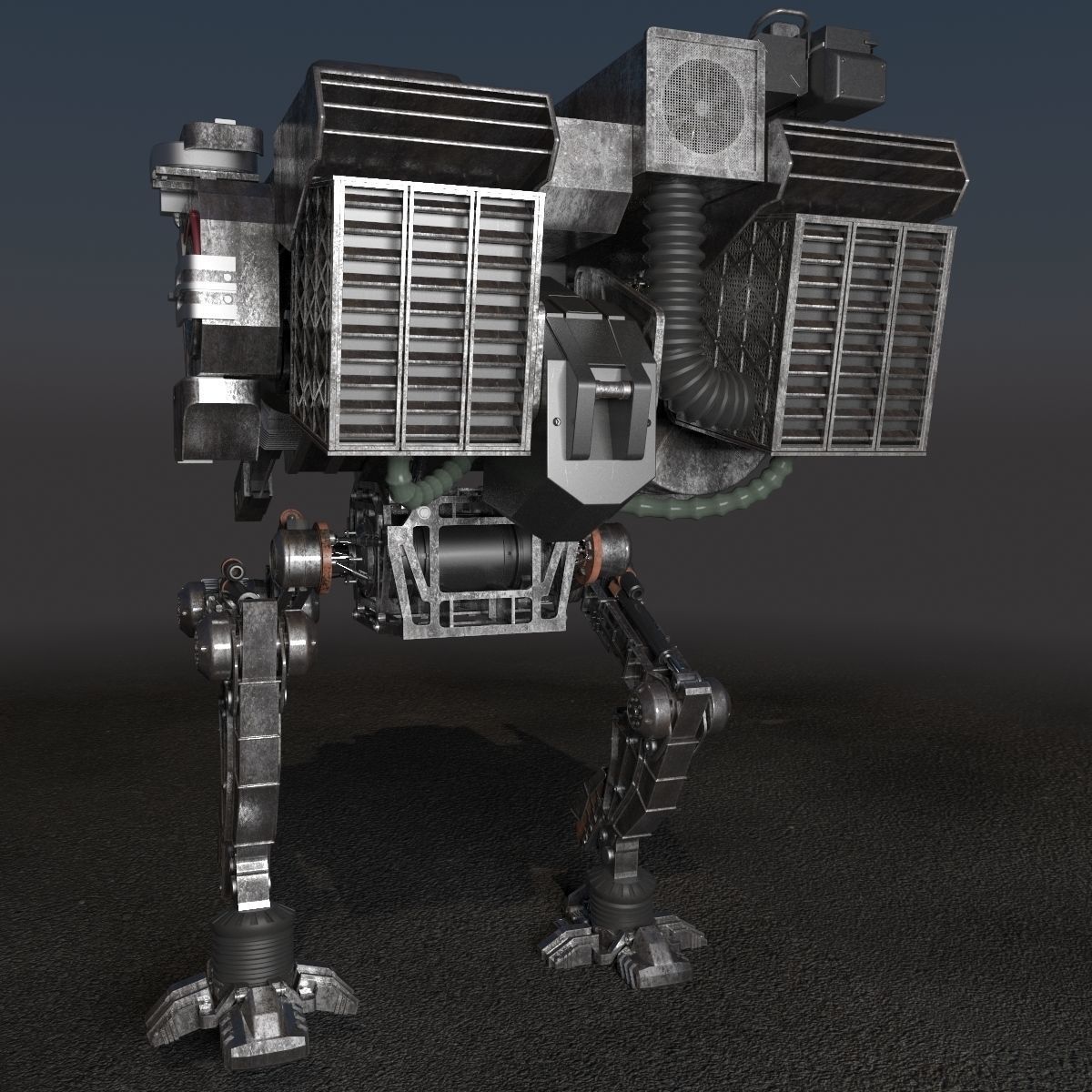 robot de mech 3D model_7