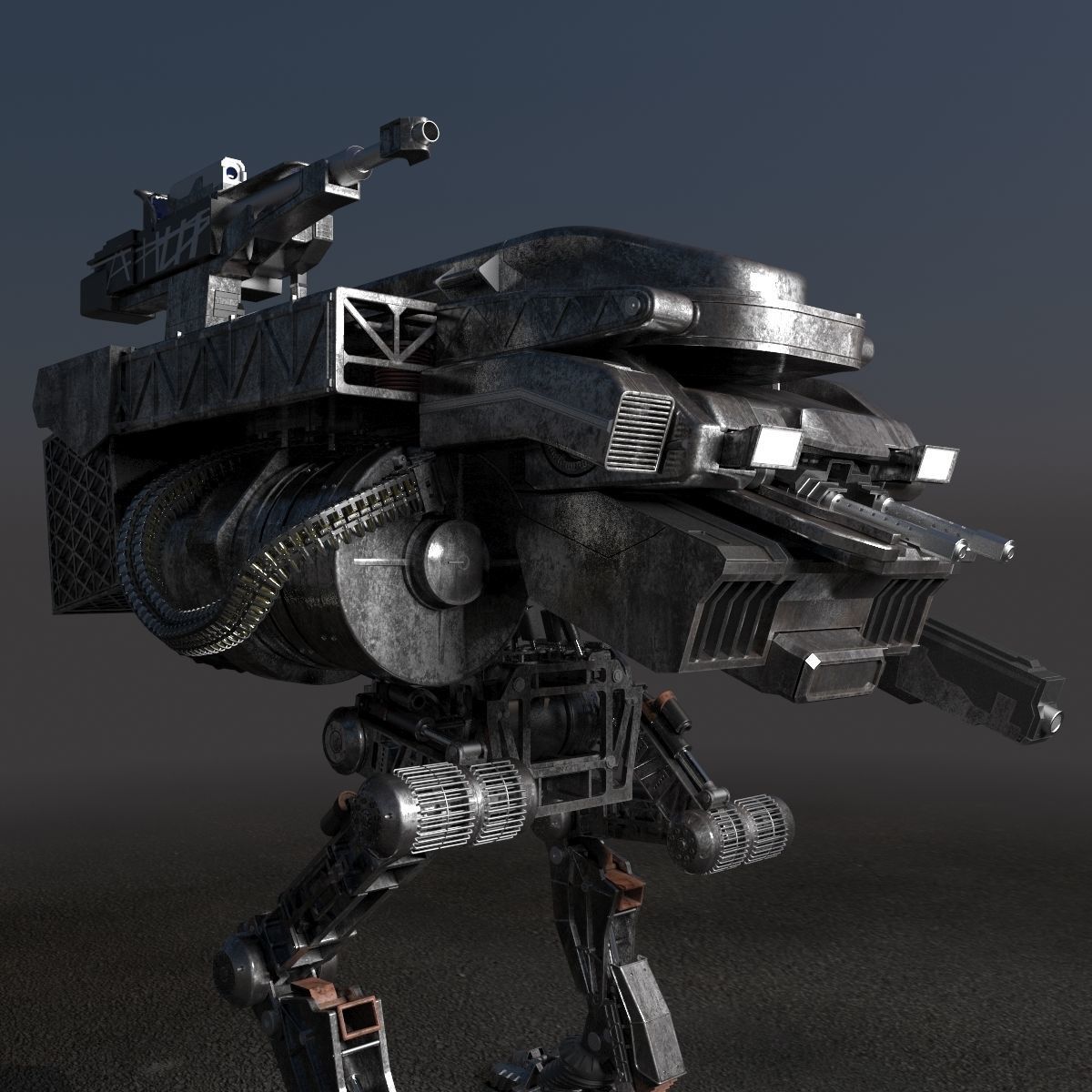 robot de mech 3D model_2