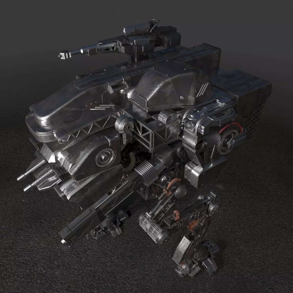 robot de mech 3D model_0