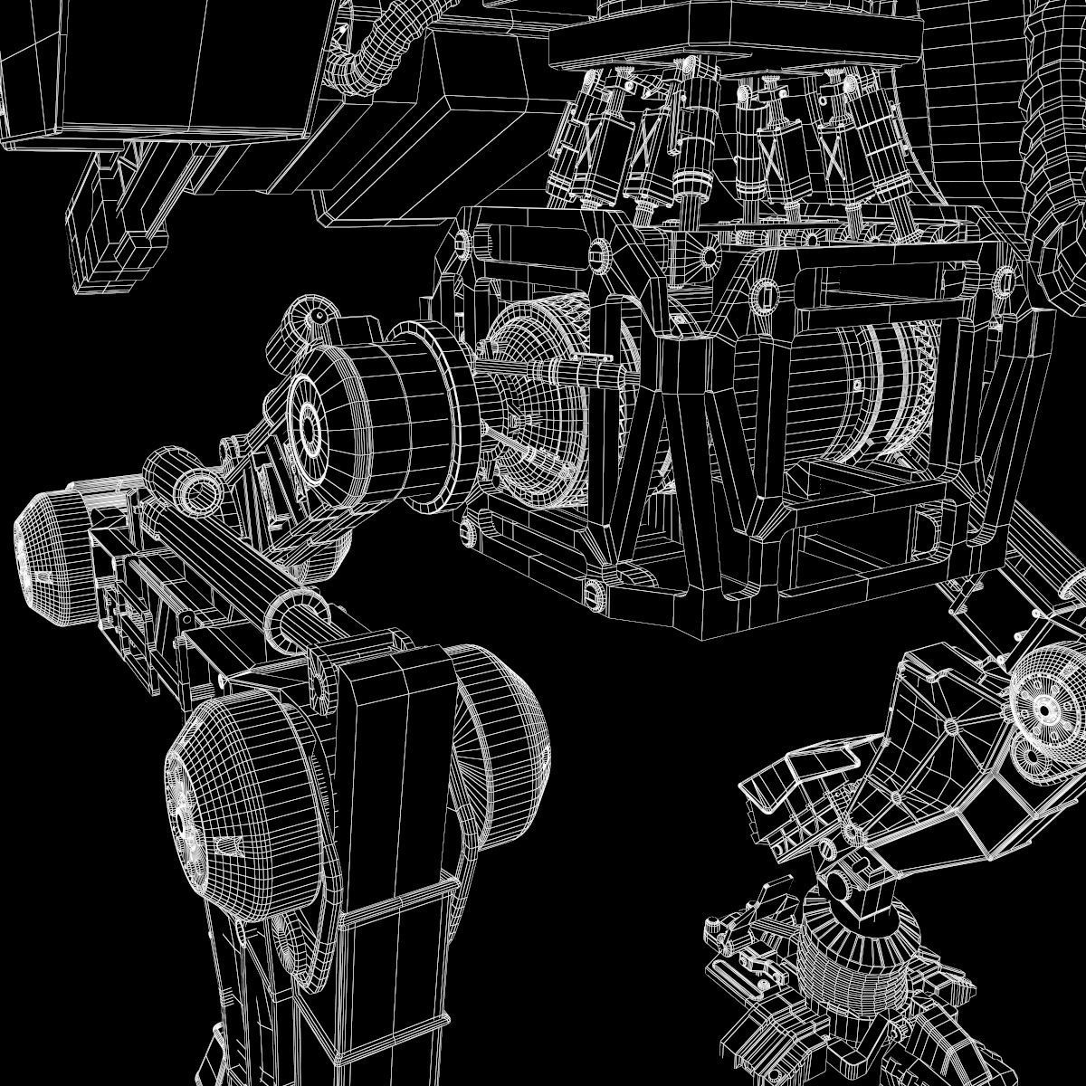 robot de mech 3D model_24