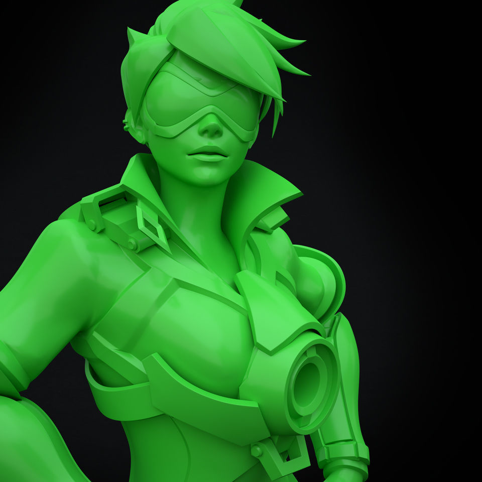 Tracer - Overwatch 3D print model_1