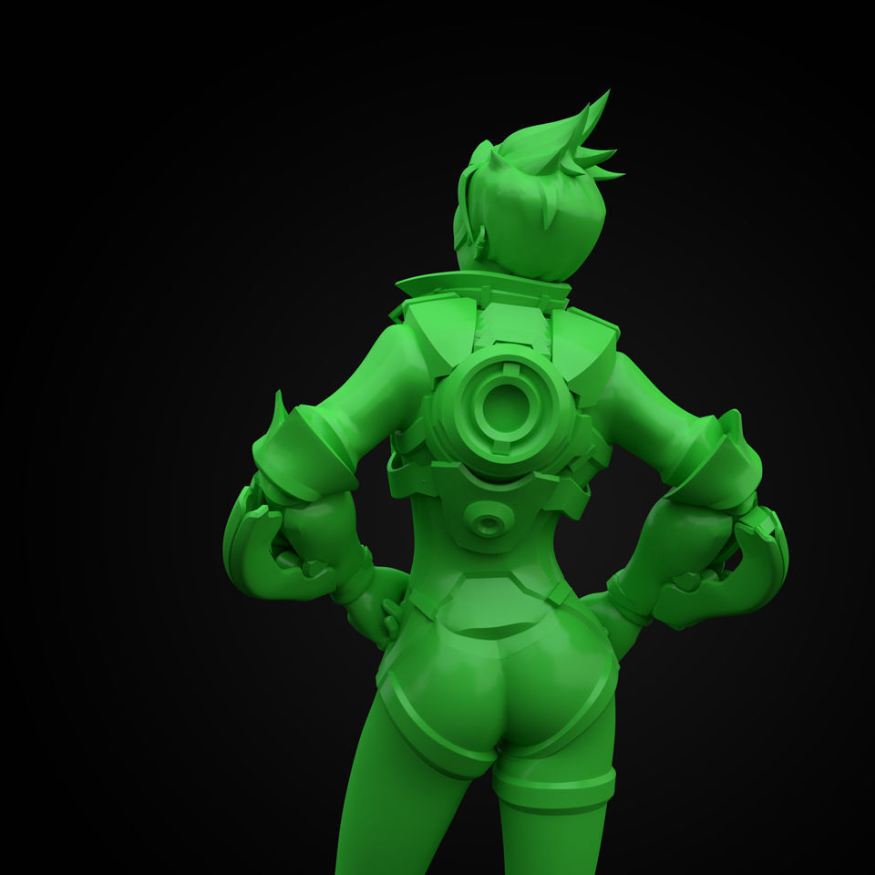 Tracer - Overwatch 3D print model_4