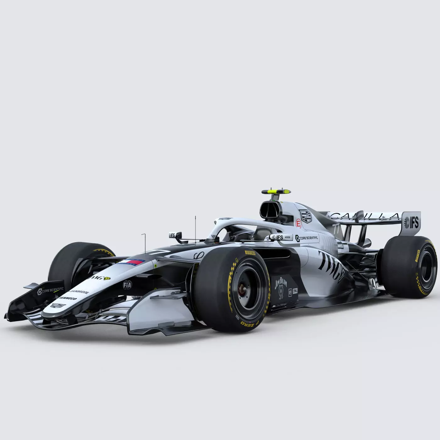 F1 Cadillac MAC26 2026 Low-poly 3D model