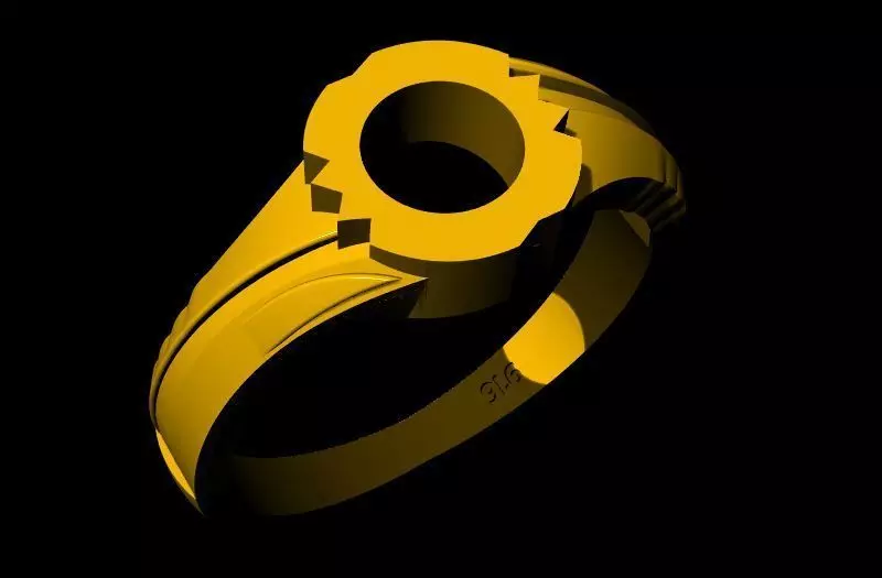 diamond ring 3dm file 3D print model