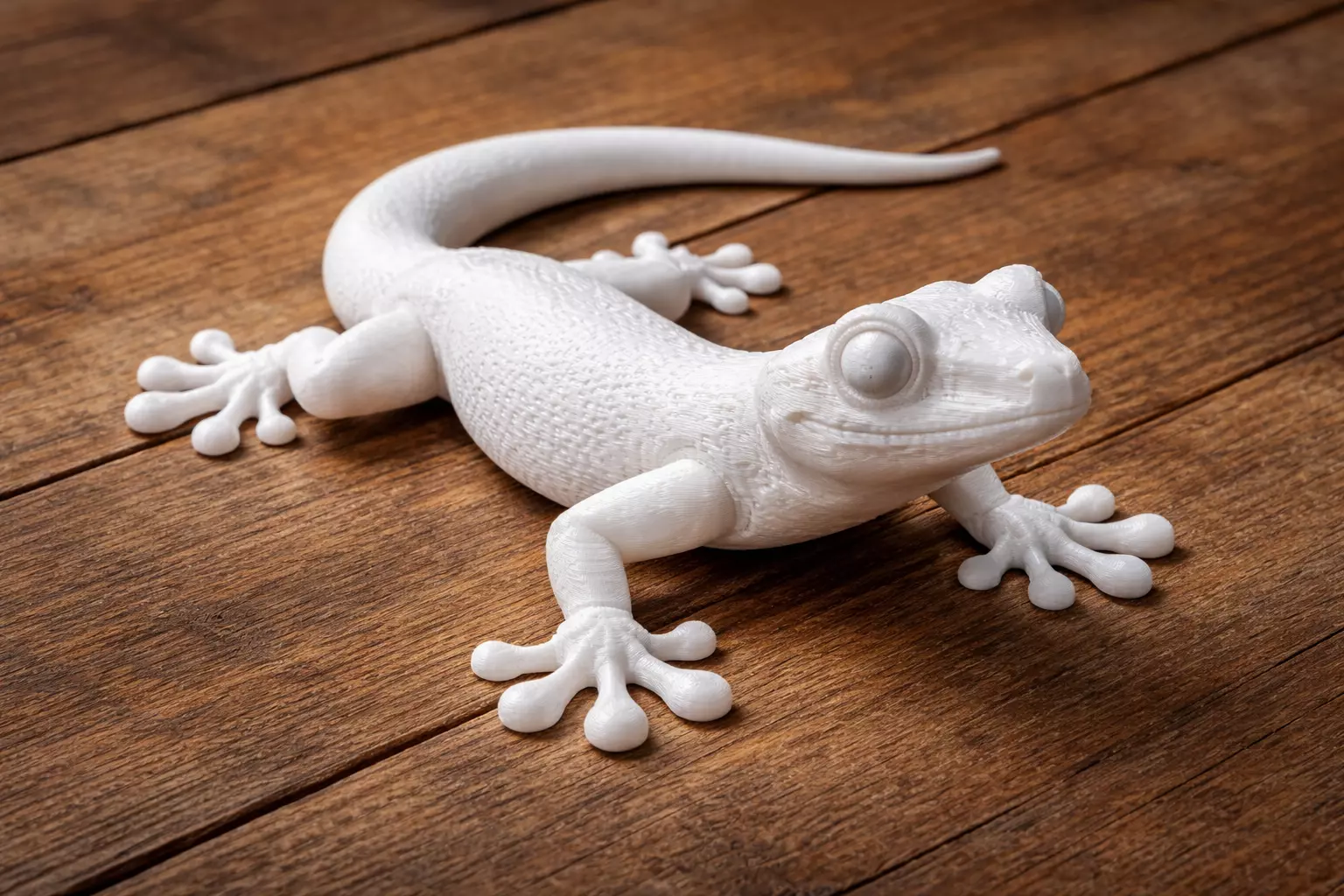 Gecko Wall Climbing Pose STL 3D print model