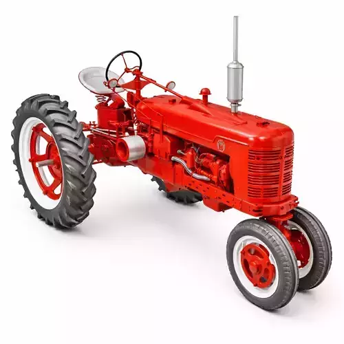 1930s Farm Tractor Vintage Agricultural Utility Machine