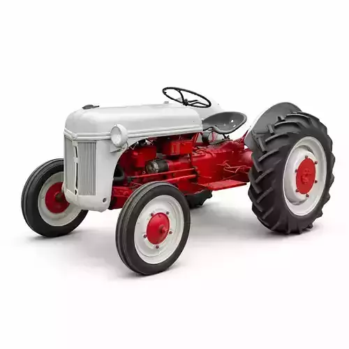 1940s Vintage Farm Tractor Classic Agricultural Machine