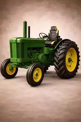 1950s Farm Tractor Vintage Agricultural Utility Vehicle