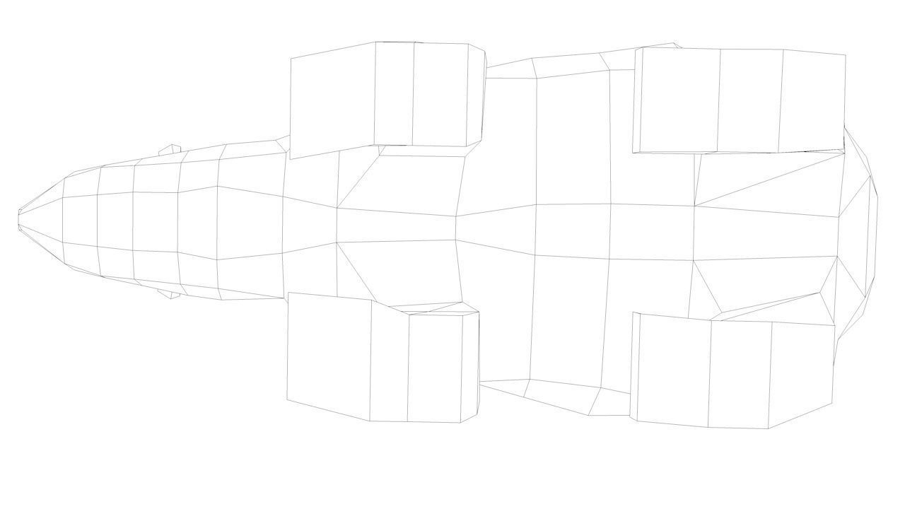 Polar Bear Cartoon Low Poly Low-poly 3D model_6