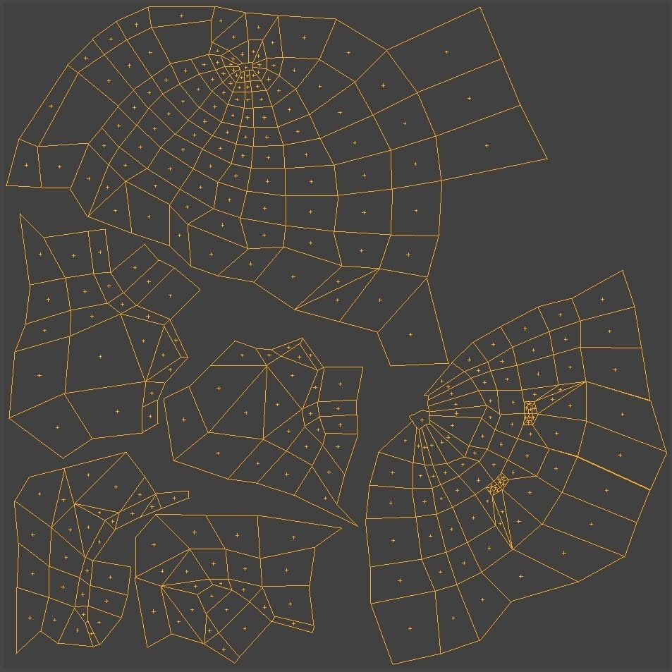 Polar Bear Cartoon Low Poly Low-poly 3D model_7