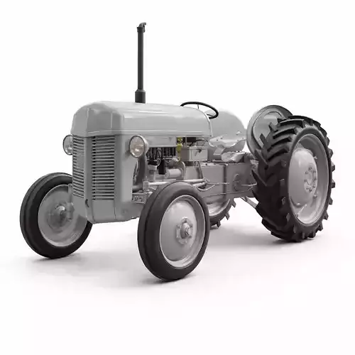 1950s Vintage Farm Tractor Classic Agricultural Machine