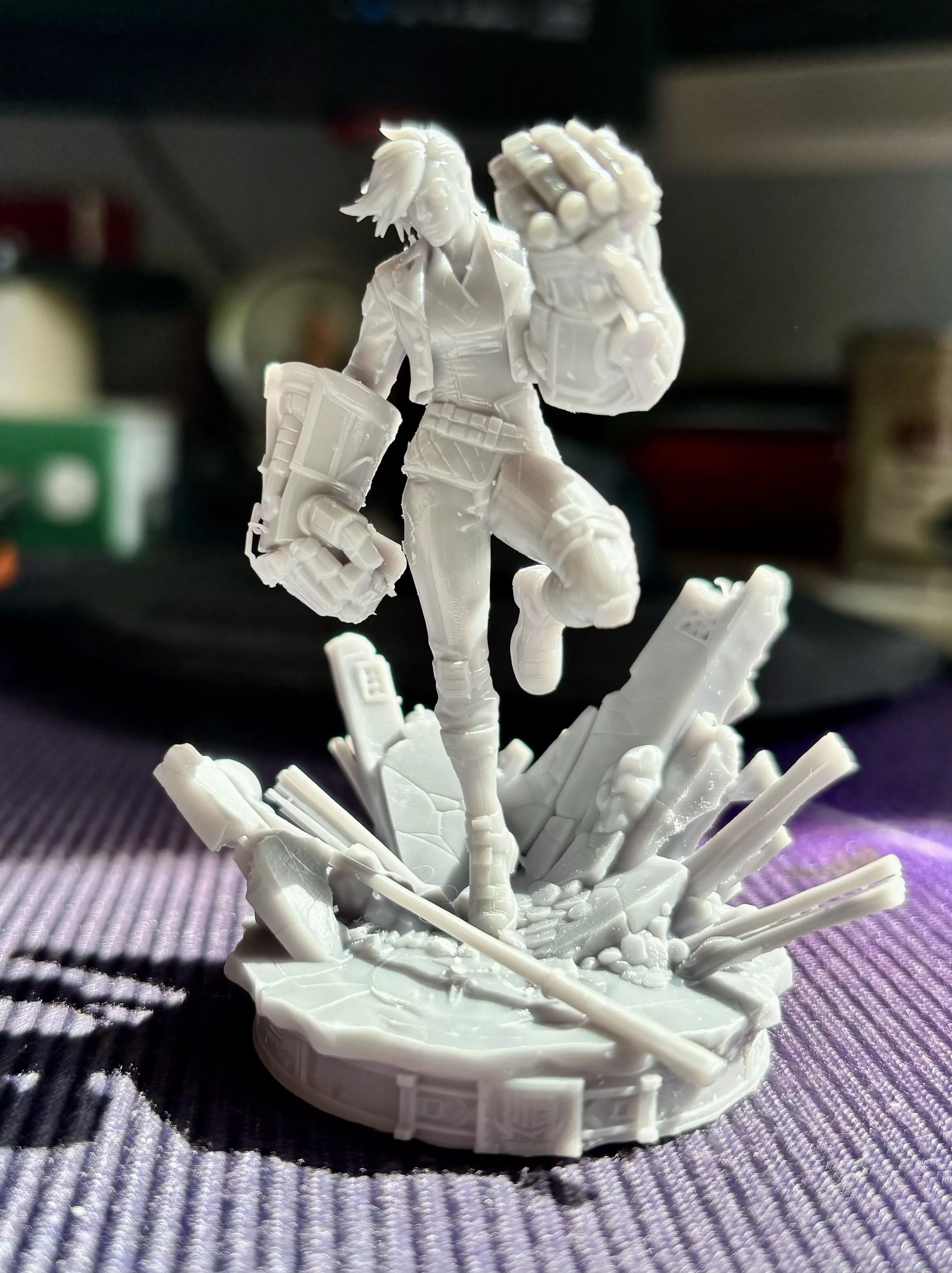 Vi Arcane League of Legends 3D Print Ready Sculpture Statue 3D print model