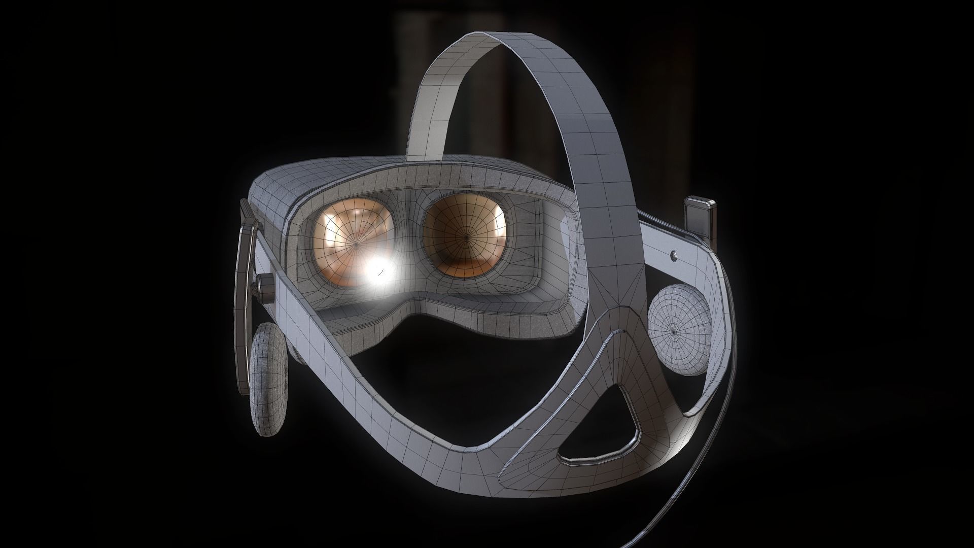 Oculus Rift Headset 3D model_5
