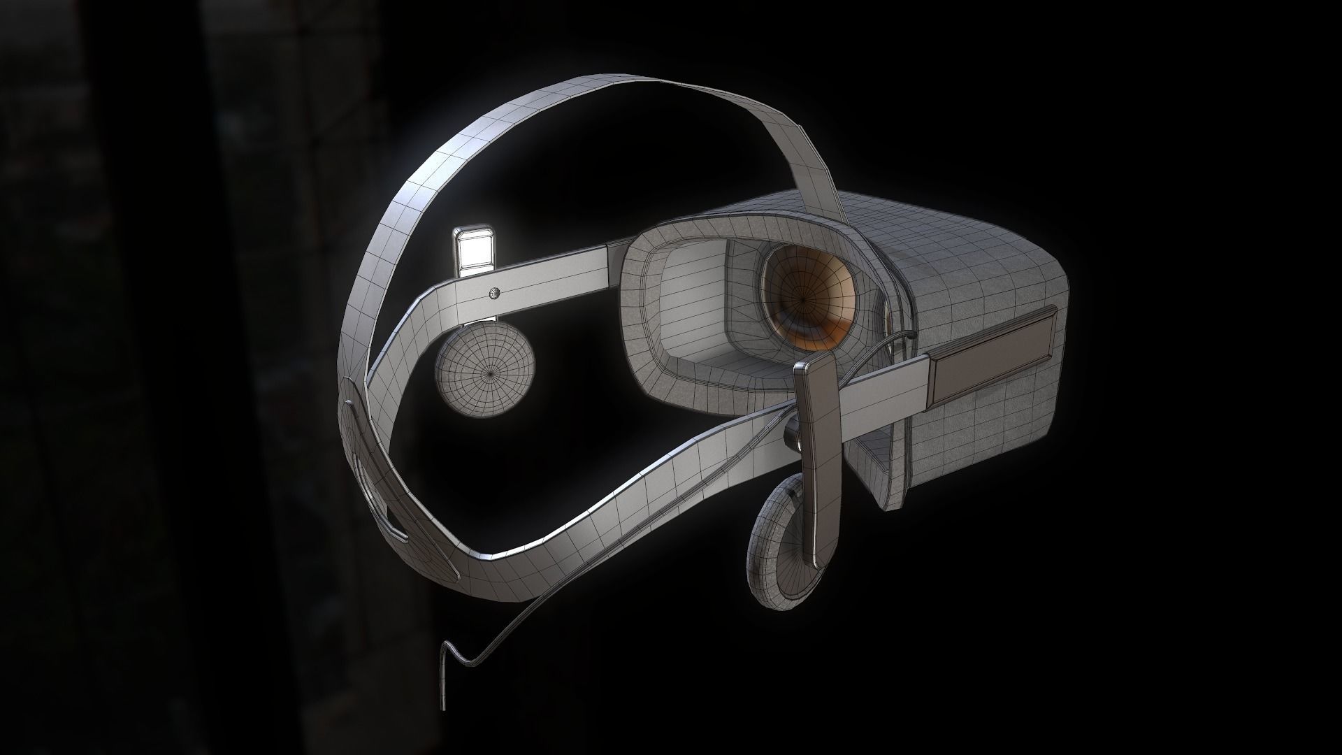 Oculus Rift Headset 3D model_10