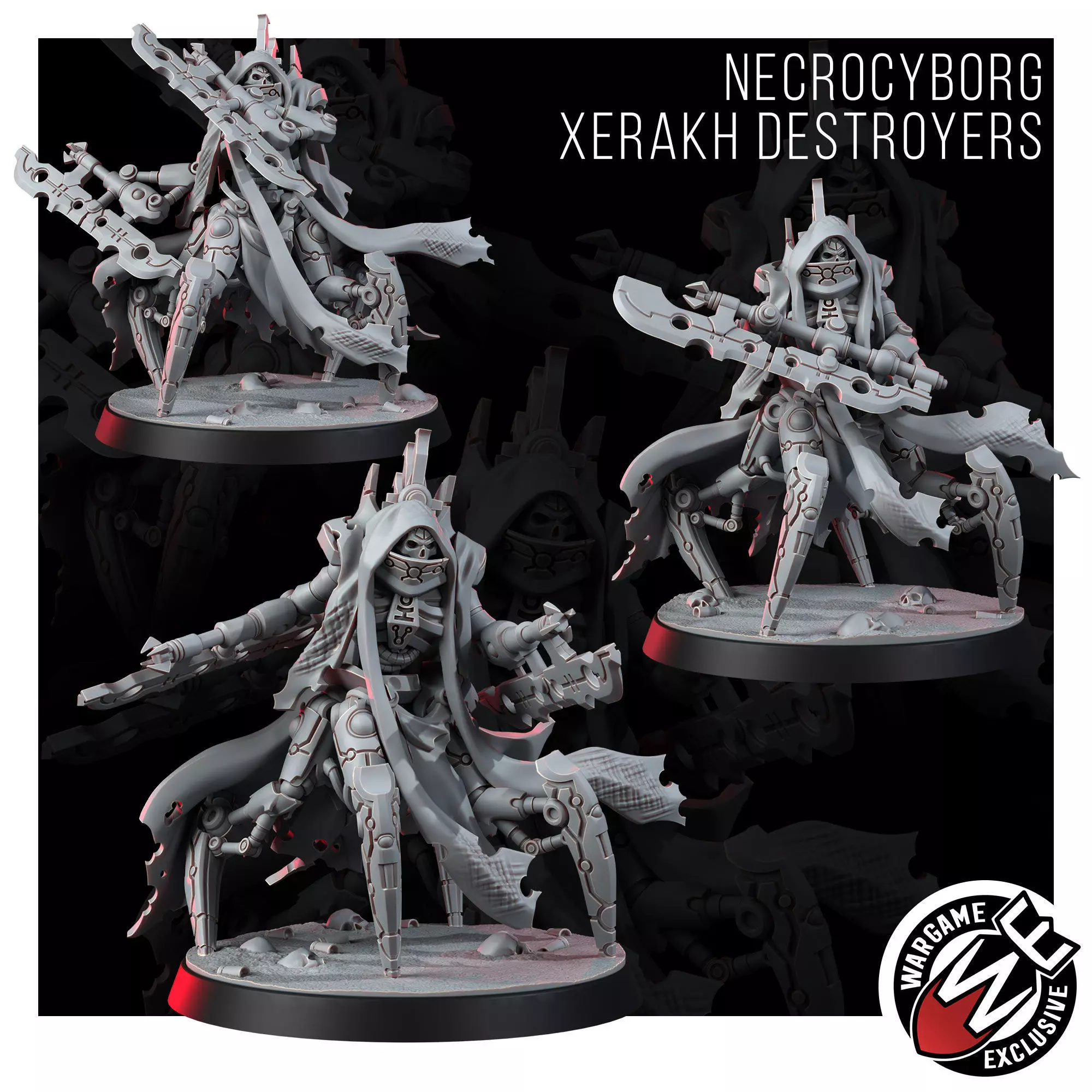 NECROCYBORG XERAKH DESTROYERS 3D model
