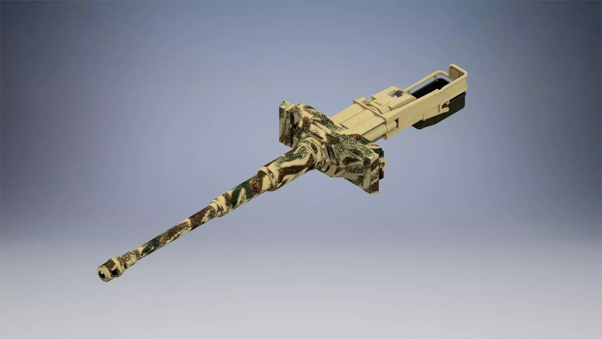 Kampfwagenkanone 88 mm KwK 36 L56 3D model_0