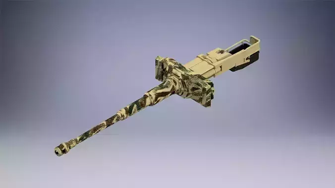 Kampfwagenkanone 88 mm KwK 36 L56 3D model