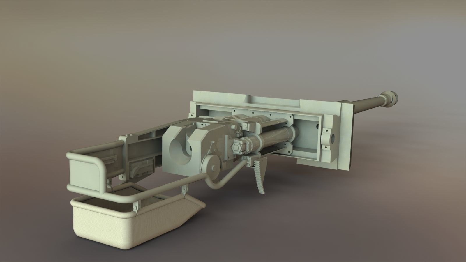 Kampfwagenkanone 88 mm KwK 36 L56 3D model_6