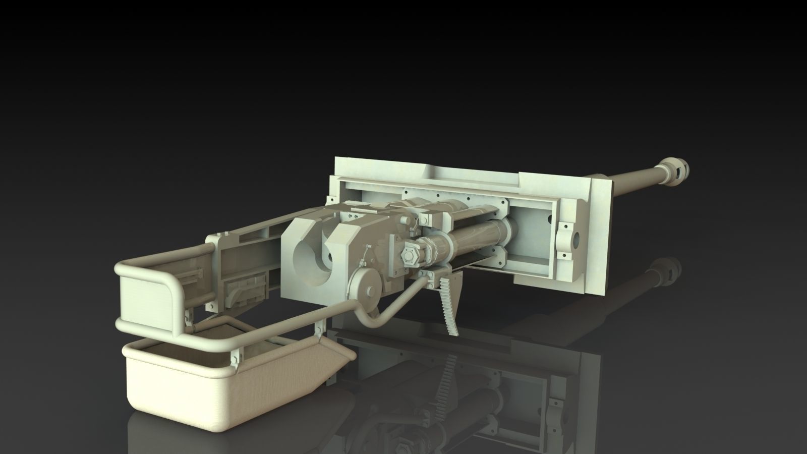Kampfwagenkanone 88 mm KwK 36 L56 3D model_5