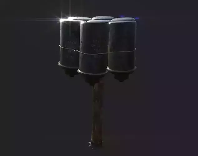 Anti Tank German Grenade WW1 3D model