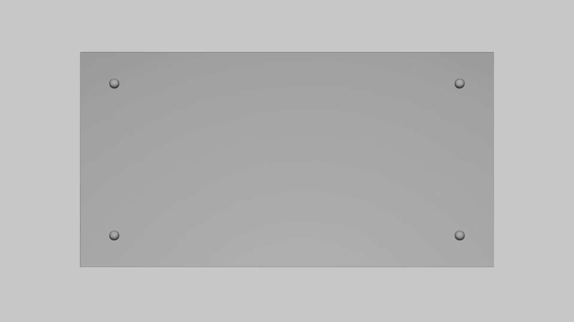 Brand Display Board - Geometry Only No Textures No Materials 3D model