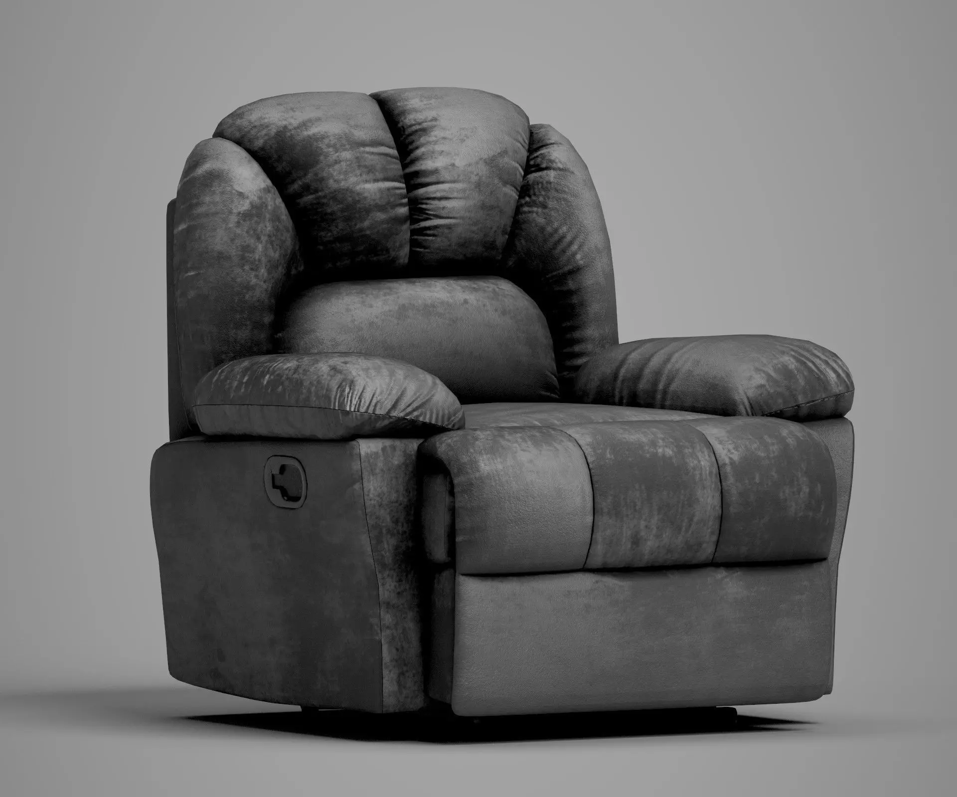 Recliner Chair Low-poly 3D model