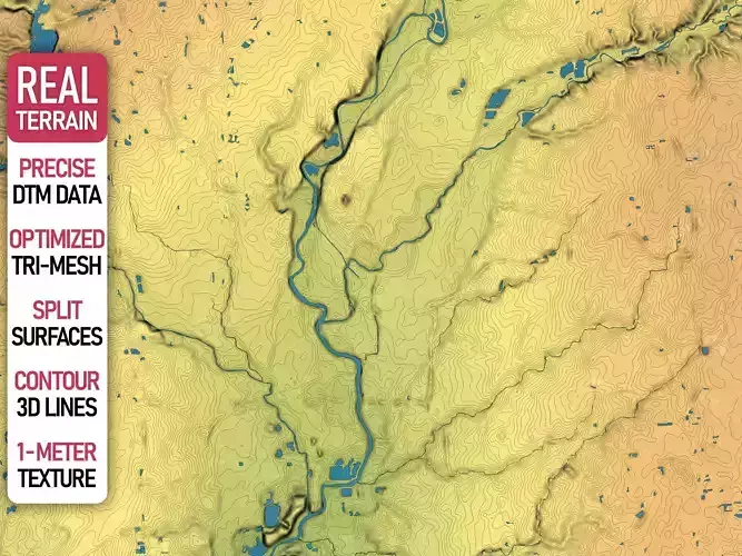 Indianapolis - Topography Terrain